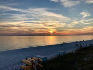 Sunset in Panama City Beach Florida