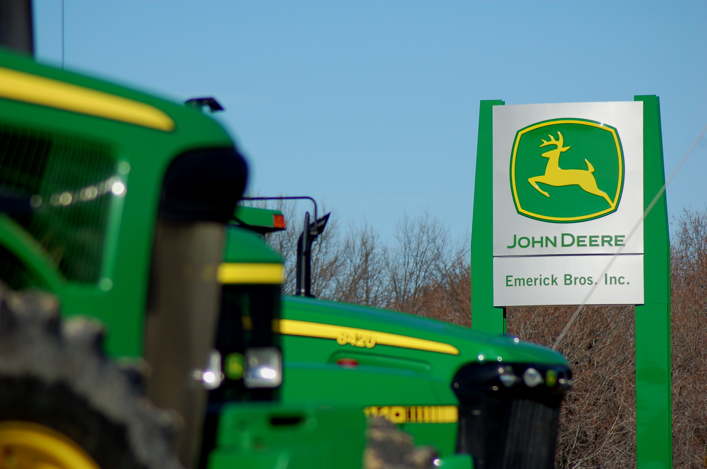 John Deere Dealership Sign