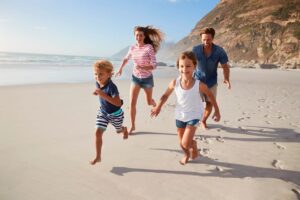 Family on the Beach